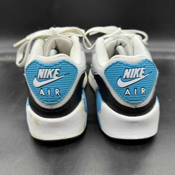 Nike Air Max 90 size 5.5Y blue white FD0678-100 - Picture 4 of 7